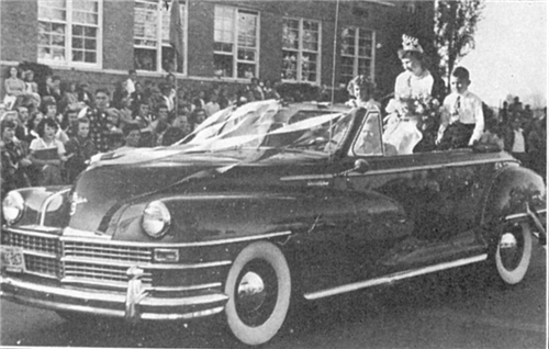 Homecoming parade 1950 